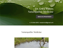 Tablet Screenshot of drericawaters.com